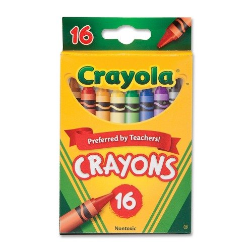 Crayola สีเทียนแท่งเล็ก 16 แท่ง
