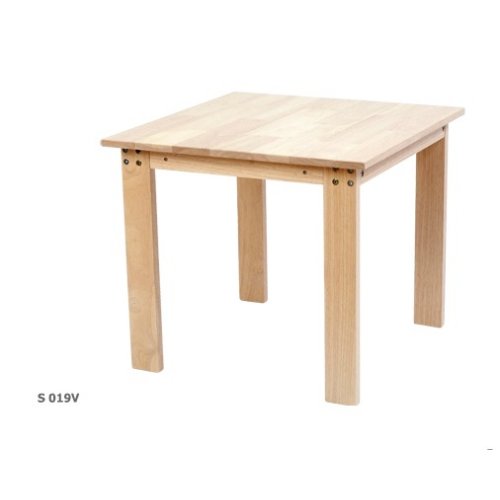 Voila โต๊ะสี่เหลี่ยมหนูน้อย, สี: ไม้