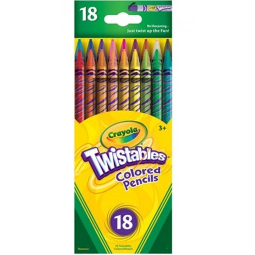Crayola สีไม้หมุนได้ 18 สี