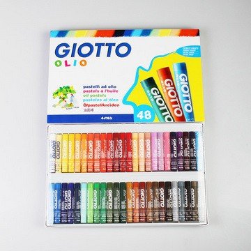 Giotto Be-Be สีเทียน Oil Pastel 48 สี (แท่งจัมโบ้)