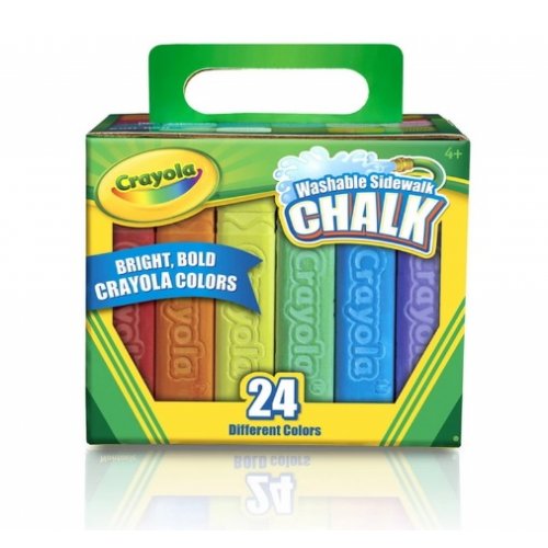 Crayola Crayola สีชอล์คแท่งใหญ่ 24 แท่ง