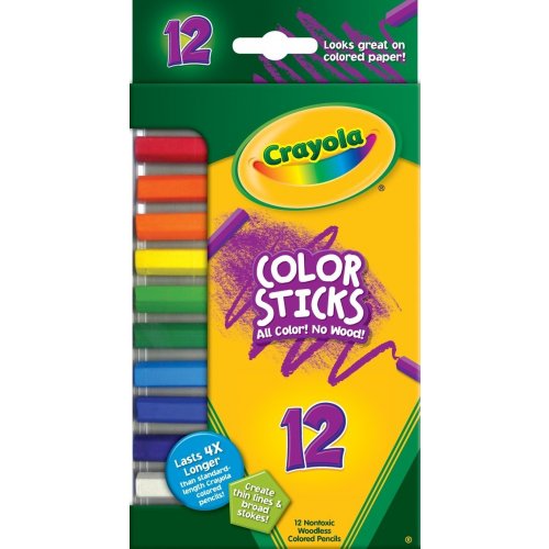 Crayola สีไม้คัลเลอร์สติ๊กส์ 12แท่ง