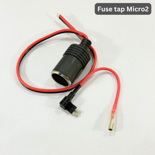 Fuse tap Micro2 ชุดต่อพ่วงอุปกรณ์ไฟฟ้ารถผ่านกล่องฟิวส์ พร้อมปลั๊กจุดบุหรี่